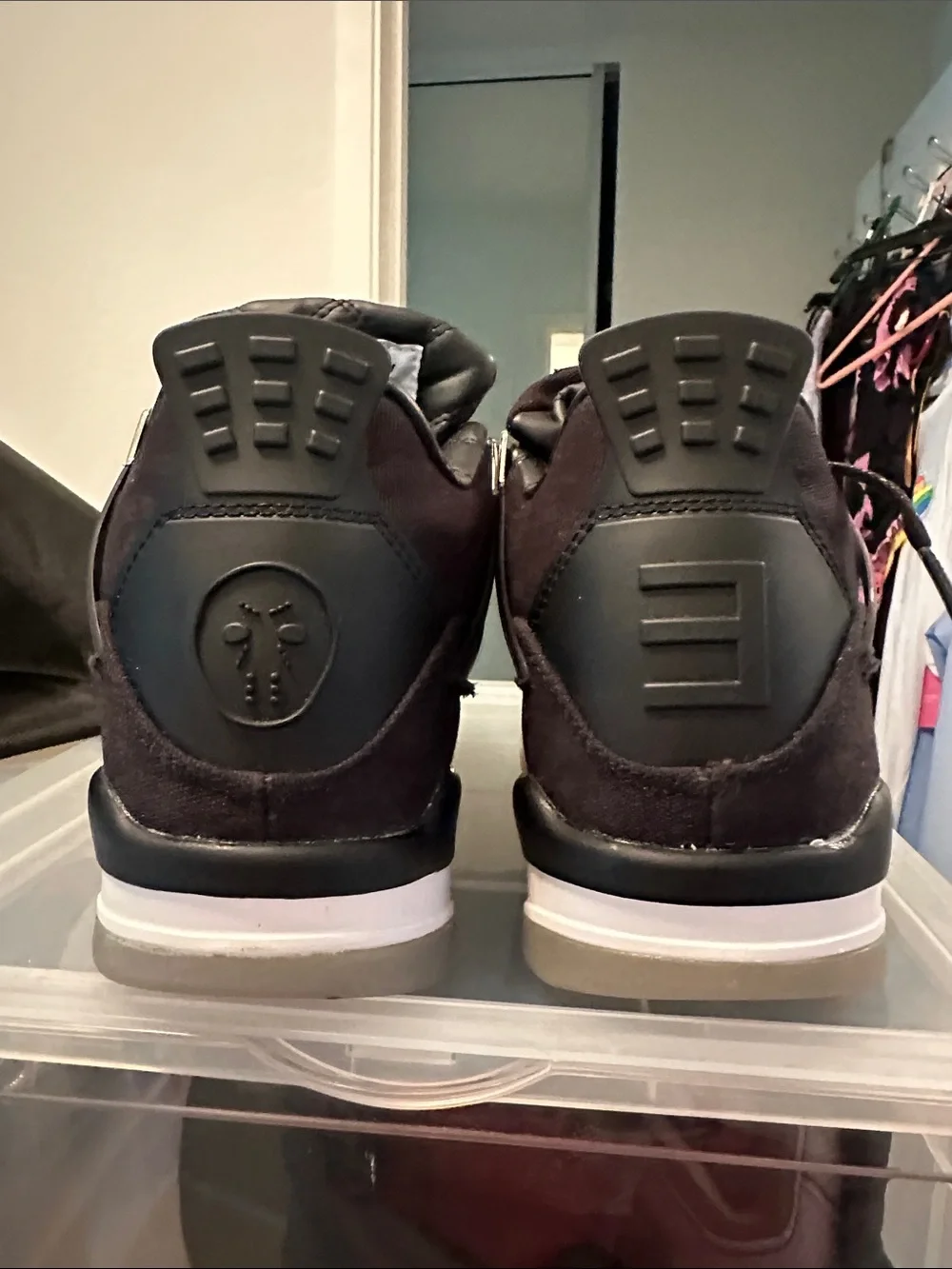Men's Black Suede Athletic Sneakers